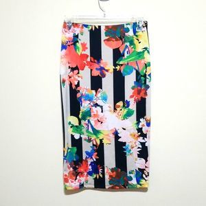 Black Bead Multicolored Skirt size Medium